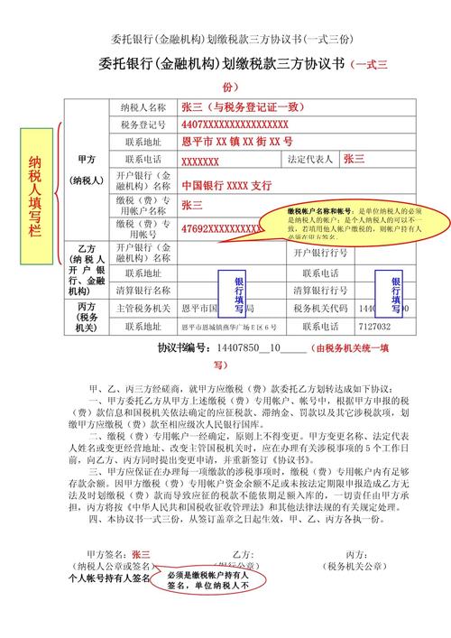 划缴税款三方协议书与金融机构委托金融知识流程外包的合规要点解析